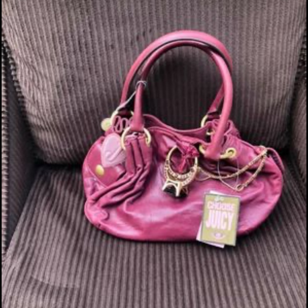 NWT Plum Juicy Couture Bag w Original Storage Bag